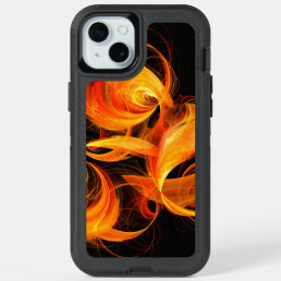 Fireball Abstract Art iPhone 15 Plus Case