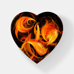 Fireball Abstract Art Paperweight