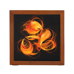 Fireball Abstract Art Pencil Holder