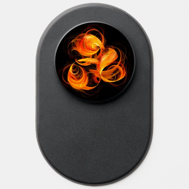 Fireball Abstract Art PopSocket (Popsocket)