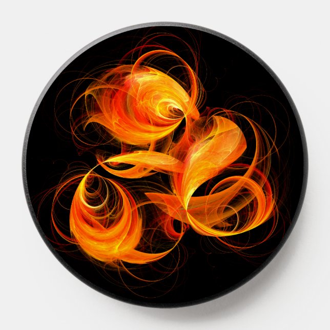 Fireball Abstract Art PopSocket (Popsocket)