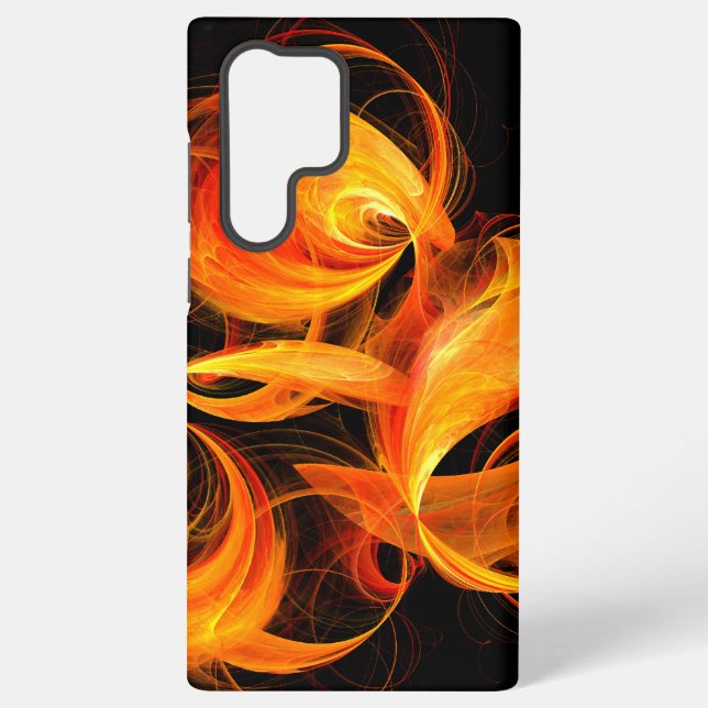 Fireball Abstract Art Samsung Galaxy Case (Back)