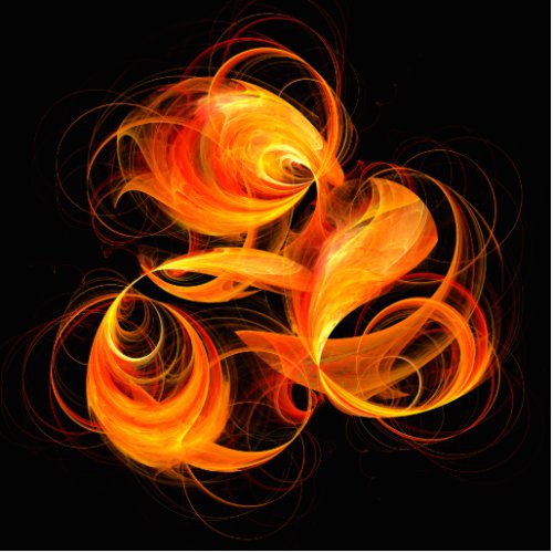 Fireball Abstract Art Statuette