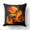 Fireball Abstract Art Throw Pillow