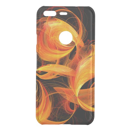 Fireball Abstract Art Uncommon Google Pixel Case (Back)