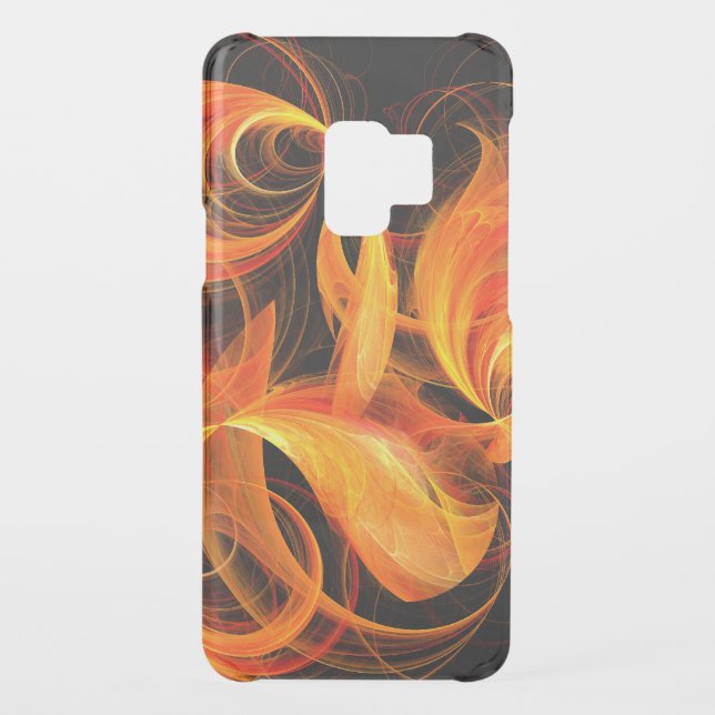 Fireball Abstract Art Uncommon Samsung Galaxy Case (Back)