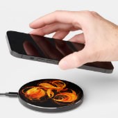 Fireball Abstract Art Wireless Charger (Hand)