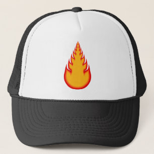 Fireball Graphics: Fire Ball: Flames Trucker Hat