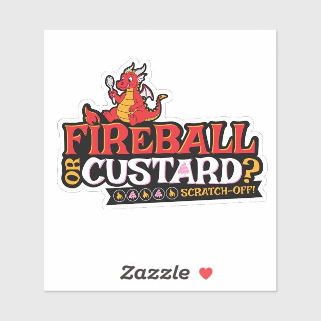Fireball or Custard? | Dungeon Crawler Carl Sticker (Sheet)