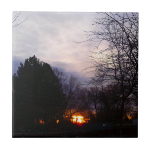 Fireball Sunrise Tile