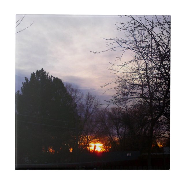 Fireball Sunrise Tile (Front)