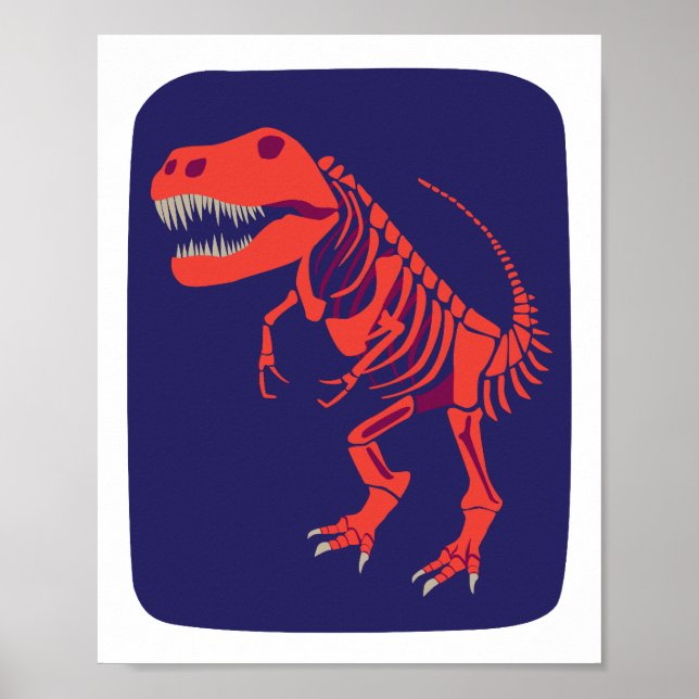 Fireball T-Rex Print (Front)