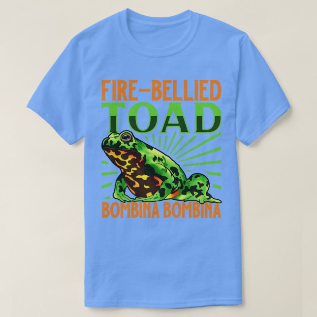 Firebellied Toad T-Shirt (Design Front)