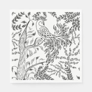 Firebird, bird napkins