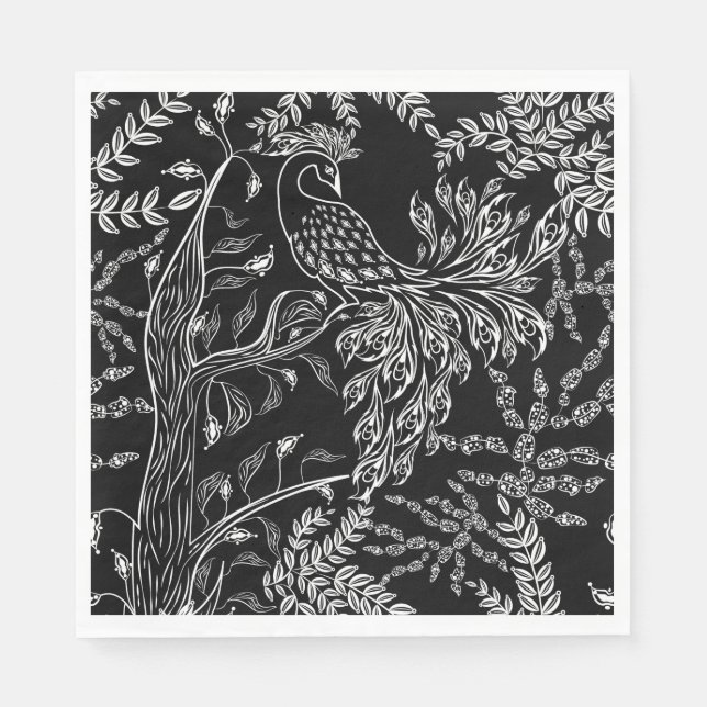 Firebird, bird napkins (Front)