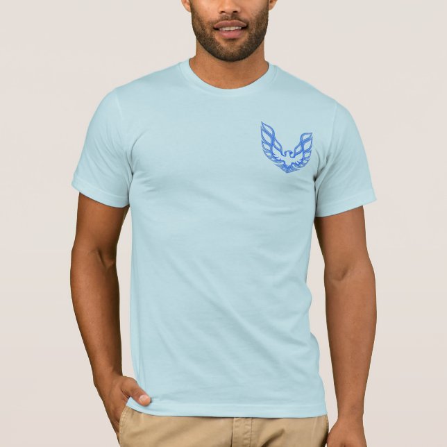 Firebird blue. Trans Am T-Shirt (Front)
