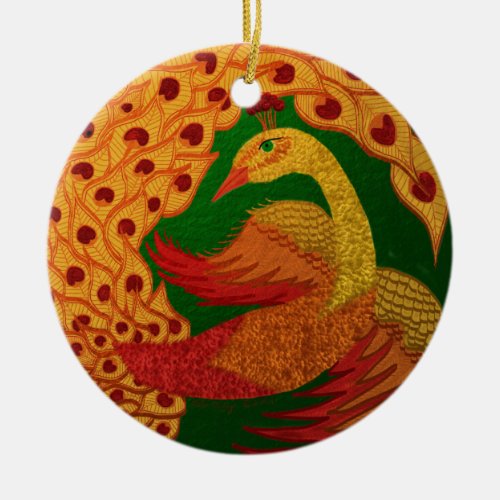 Firebird Ceramic Ornament