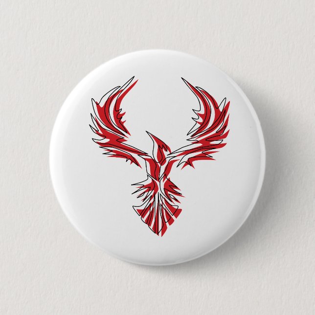 Firebird - Phoenix Button (Front)