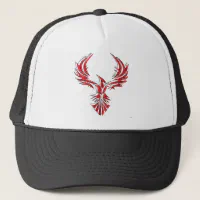 Phoenix fire bird cool hat design