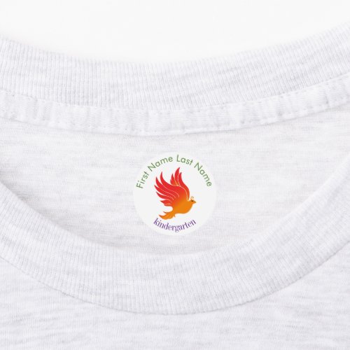 Firebird School Clothing Labels