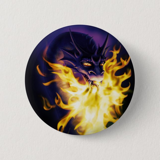 Firebreather Pinback Button (Front)