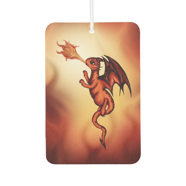 firebreathing Dragon Car Air Freshener (Front)