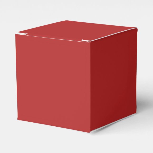 Firebrick Classic Favor Boxes (Front Side)