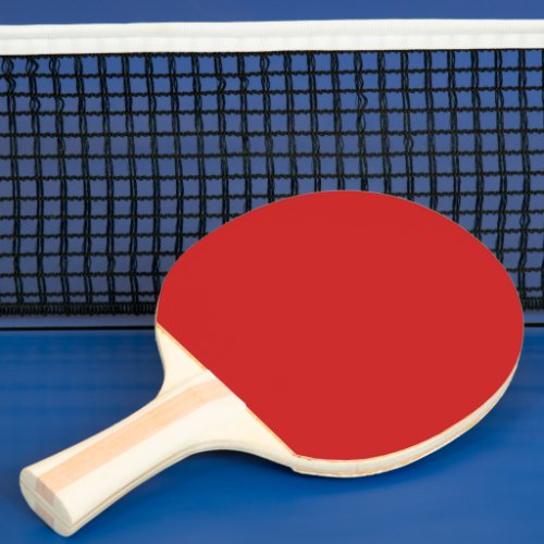 Firebrick Red Solid Color Ping Pong Paddle