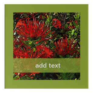 Firebush Plant Acrylic Print