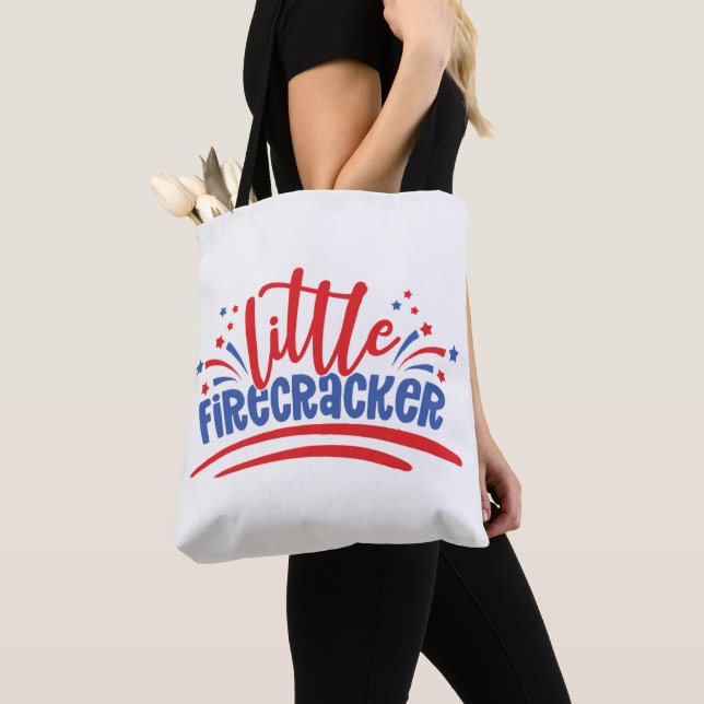 Firecracker 4th July  Tote Bag (Close Up)
