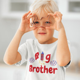 Firecracker Big Brother Toddler T-shirt