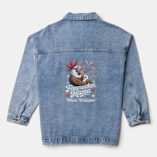 Firecracker Mama 4th of July Matching Family Denim Jacket