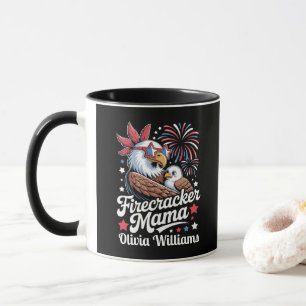 Firecracker Mama 4th of July Matching Family Mug