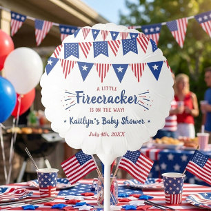 Firecracker On The Way! 4th Of July Baby Shower Balloon