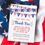 Firecracker On The Way! 4th Of July Baby Shower Thank You Card