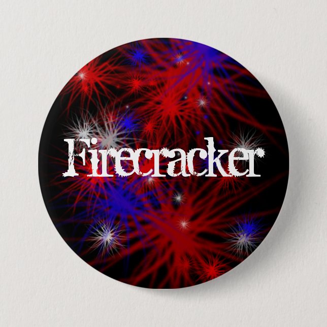 Firecracker Pinback Button (Front)