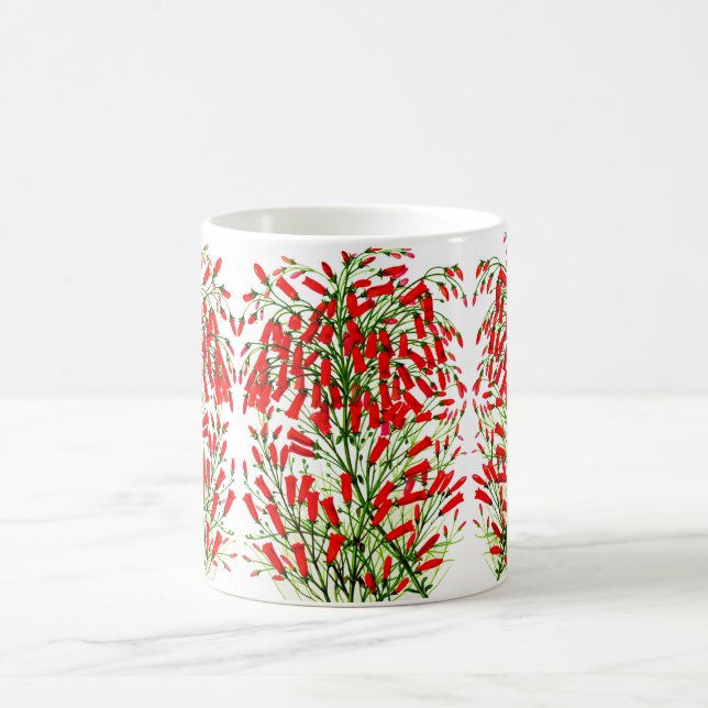 firecracker plant print coffee mug (Center)