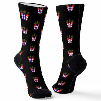 Firecrackers 4th of July Celebration Socks