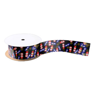 Firecrackers for the 4th of July Satin Ribbon