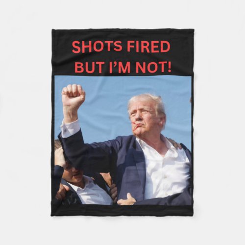 Fired President Trump  Fleece Blanket