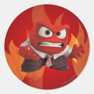 FIRED UP! CLASSIC ROUND STICKER