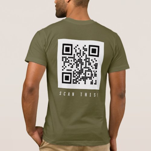 Firefight Scan This Mens Large Army T_Shirt