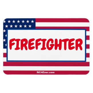 FIREFIGHTER 4" x 6" Flexible Magnet