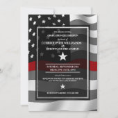 Firefighter Academy Graduation Party Invitation (Front)