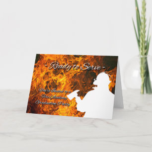Firefighter Academy Graduation Party Invitation