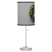 Firefighter ADD NAME Fire Department Rescue Team Table Lamp (Left)