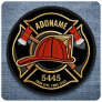 Firefighter ADD NAME Fire Station Department Badge