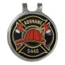 Firefighter ADD NAME Fire Station Department Badge Golf Hat Clip