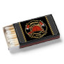 Firefighter ADD NAME Fire Station Department Badge Matchboxes