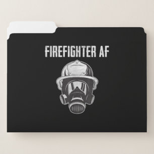Firefighter AF   Gas Mask   Funny Firefighter File Folder